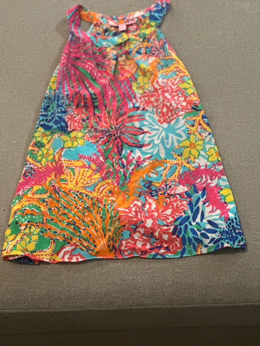 Lilly Pulitzer 100% Silk Fishing For Compliments Top Small